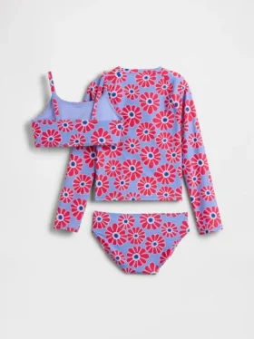Dreiteiliges Rashguard-Badeset für Kinder