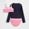 Dreiteiliges Rashguard-Badeset für Kinder