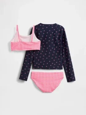 Dreiteiliges Rashguard-Badeset für Kinder