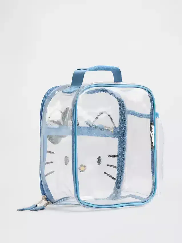 Durchsichtige Hello Kitty-Lunch-Tasche für Kinder