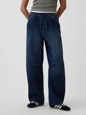 Easy Horseshoe Jeans mit mittlerer Leibhöhe