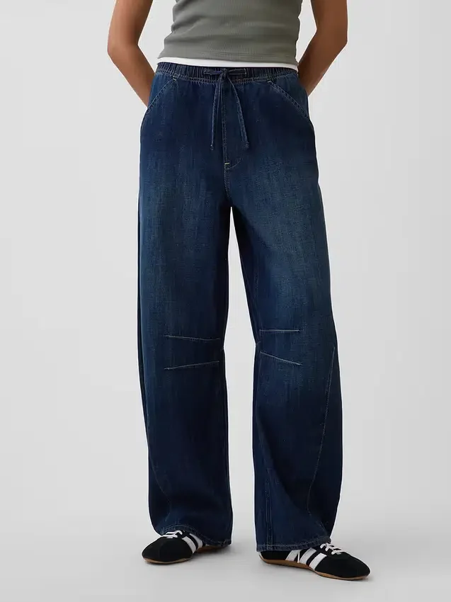 Easy Horseshoe Jeans mit mittlerer Leibhöhe