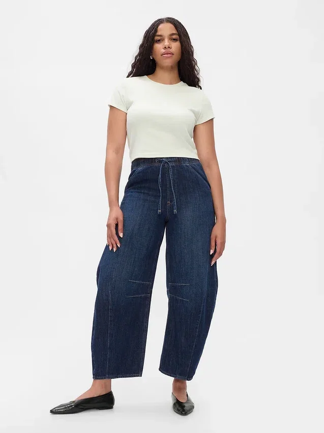 Easy Horseshoe Jeans mit mittlerer Leibhöhe