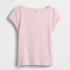Eng anliegendes Kinder-T-Shirt mit Flügelärmeln