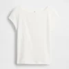 Eng anliegendes Kinder-T-Shirt mit Flügelärmeln