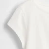 Eng anliegendes Kinder-T-Shirt mit Flügelärmeln