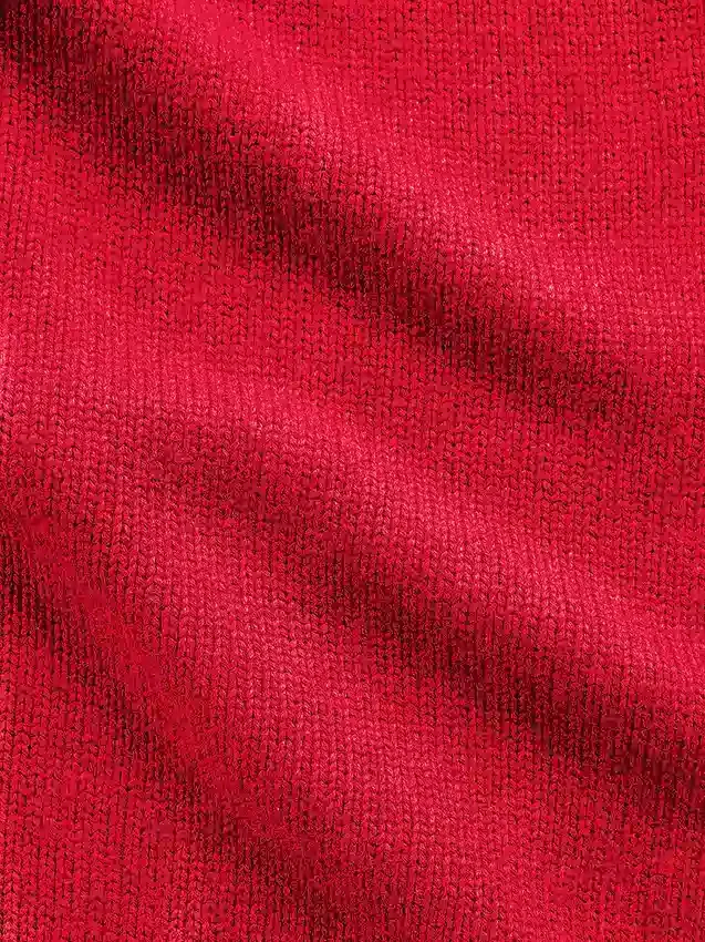 Eng gestricktes Jersey-Oberteil mit U-Boot-Ausschnitt
