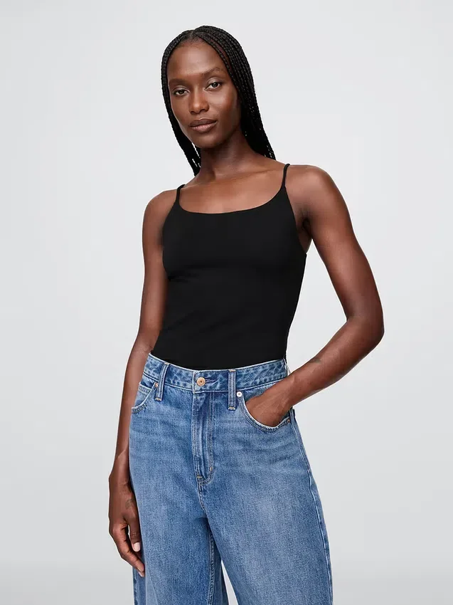 Engmaschiger Cami-String-Body