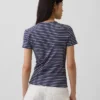 Engmaschiges Jersey-T-Shirt