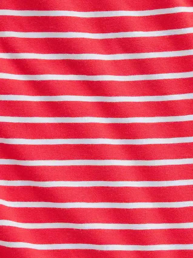 Engmaschiges Jersey-T-Shirt