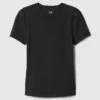 Engmaschiges Jersey-T-Shirt