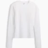 Engmaschiges Jersey-T-Shirt