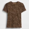 Engmaschiges Jersey-T-Shirt