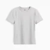 Engmaschiges Jersey-T-Shirt