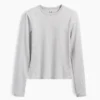 Engmaschiges Jersey-T-Shirt
