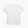 Engmaschiges Jersey-T-Shirt