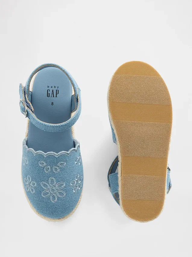 Espadrille-Sandalen für Kleinkinder