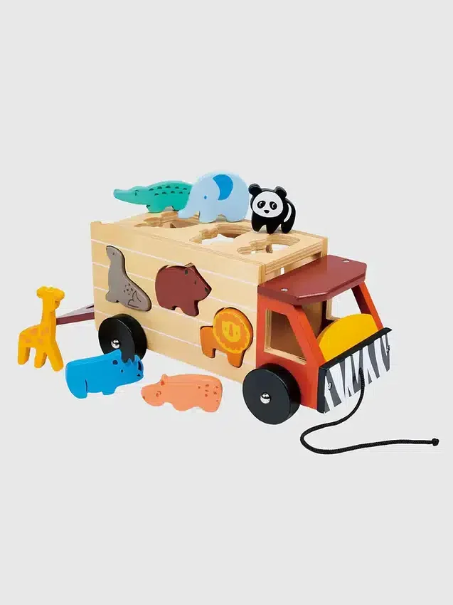 „Explorers“ – Sortier- und Stapelspielzeug-Set für Kleinkinder