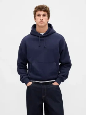 Extra schwerer French-Terry-Hoodie für Erwachsene