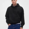 Extra schwerer French-Terry-Hoodie für Erwachsene