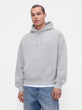 Extra schwerer French-Terry-Hoodie für Erwachsene