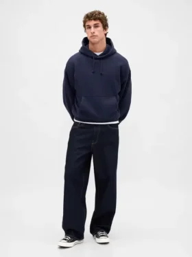 Extra schwerer French-Terry-Hoodie für Erwachsene