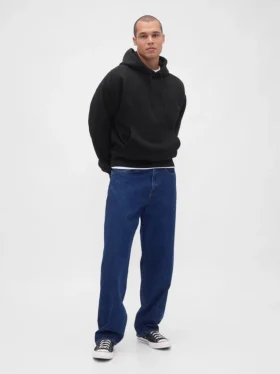 Extra schwerer French-Terry-Hoodie für Erwachsene