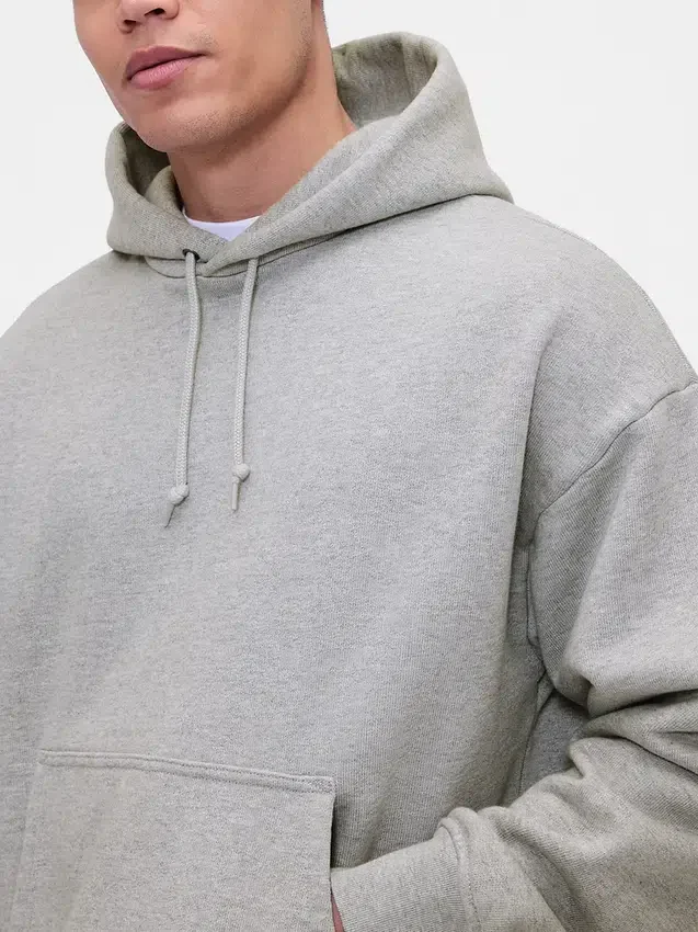 Extra schwerer French-Terry-Hoodie für Erwachsene
