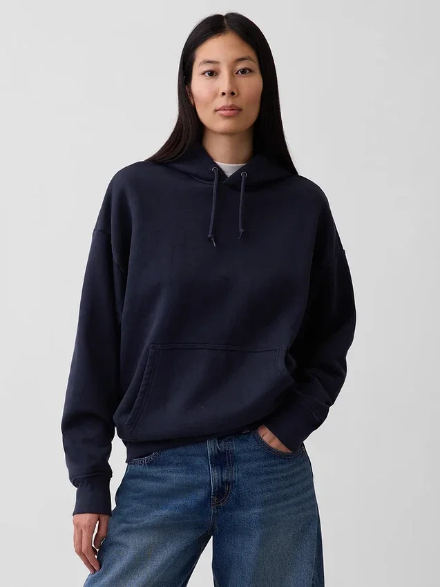 Extra schwerer French-Terry-Hoodie für Erwachsene