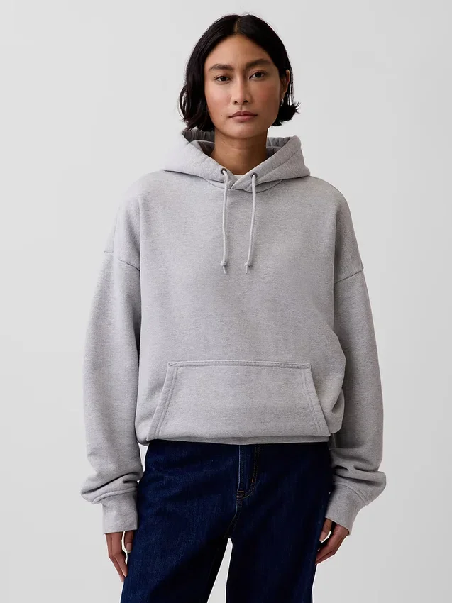 Extra schwerer French-Terry-Hoodie für Erwachsene