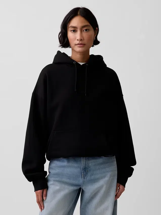 Extra schwerer French-Terry-Hoodie für Erwachsene