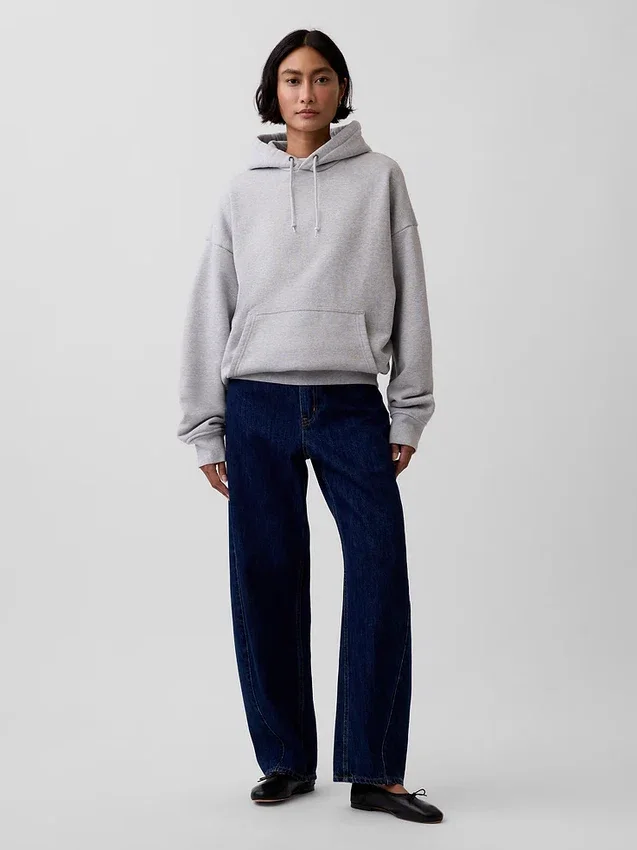 Extra schwerer French-Terry-Hoodie für Erwachsene