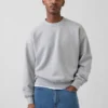 Extra schweres Sweatshirt aus French Terry