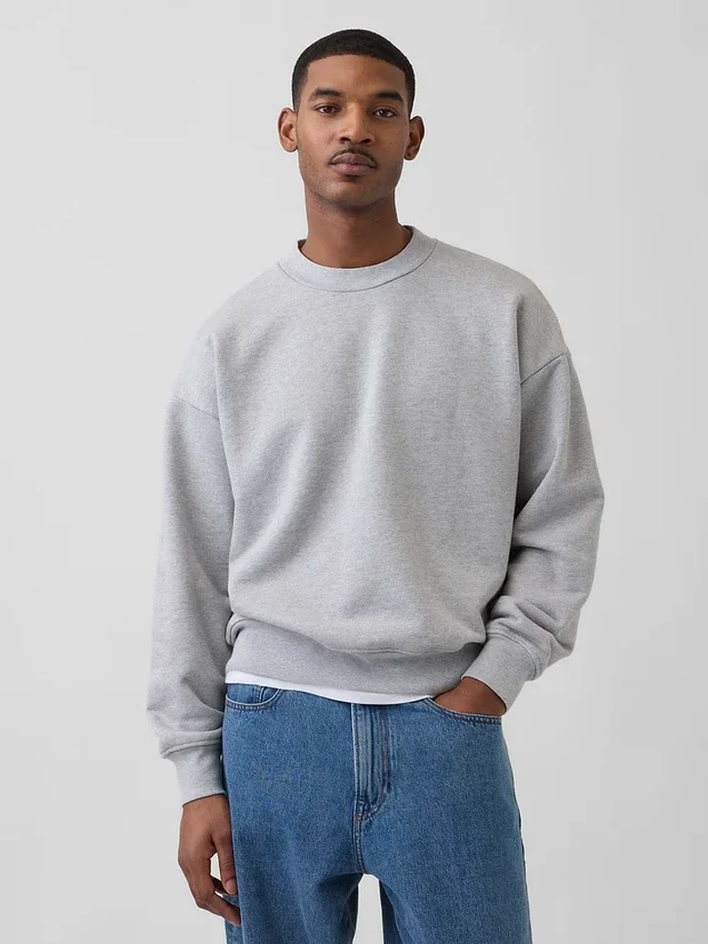 Extra schweres Sweatshirt aus French Terry