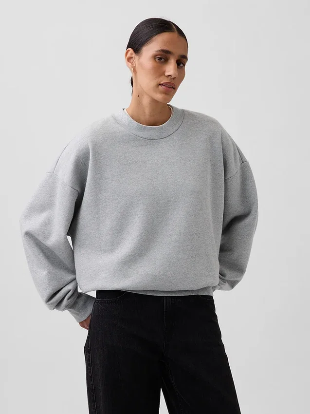 Extra schweres Sweatshirt aus French Terry