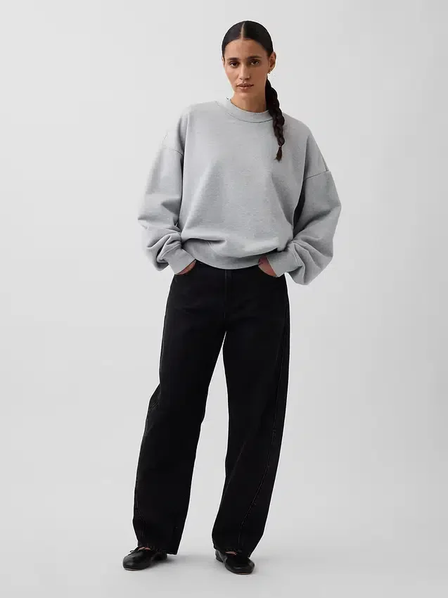 Extra schweres Sweatshirt aus French Terry
