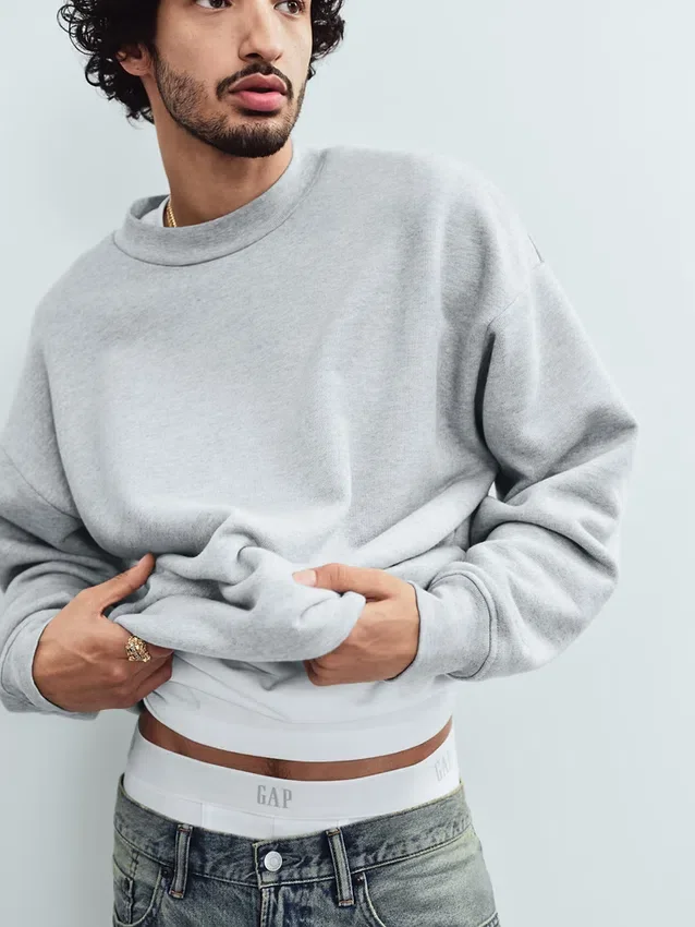 Extra schweres Sweatshirt aus French Terry
