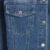 Figurbetonte Longline-Jeansjacke