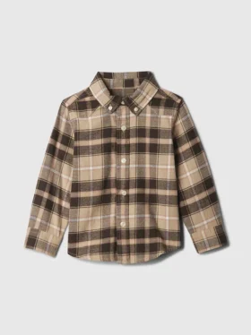 Flanellhemd aus Bio-Baumwolle für Baby & Kleinkind