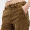 Flare-Hose aus Cord mit mittlerer Leibhöhe