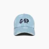 GAP × Awake Ny Baseballkappe aus Denim mit Punktmuster