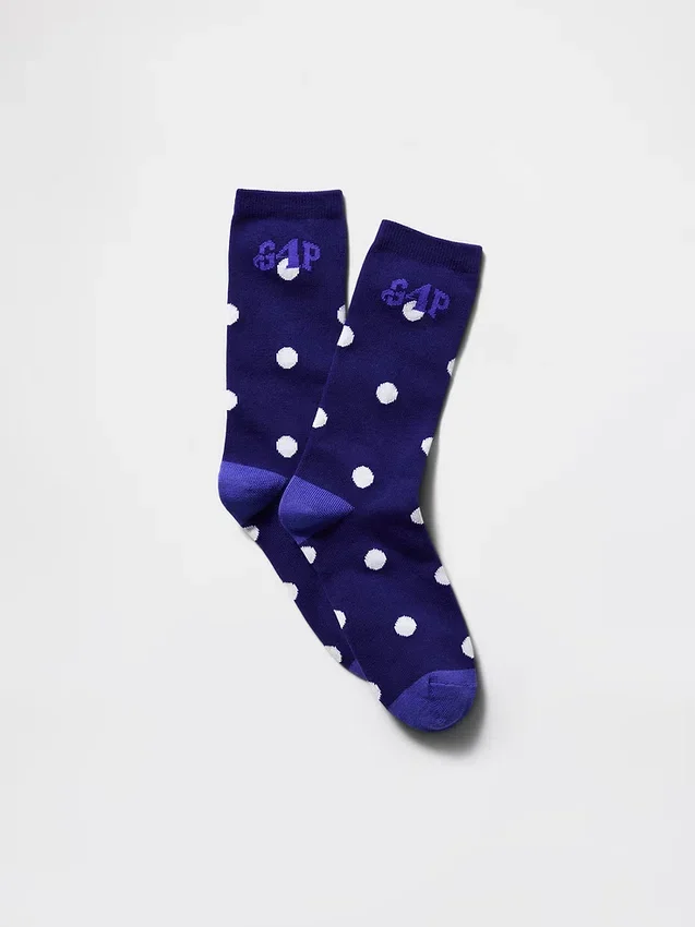 Gap × Awake Ny Logo-Crew-Socken mit Punktmuster