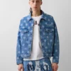 GAP × Awake NY Oversized-Jeansjacke mit Punktmuster