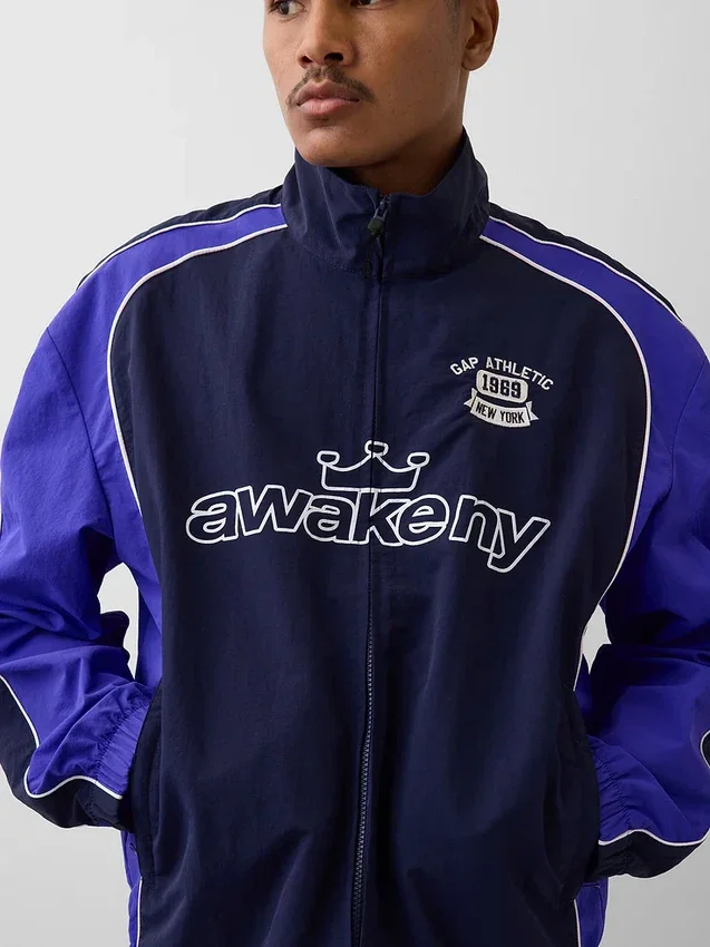 GAP × Awake Ny – Oversized-Trainingsjacke aus recyceltem Material