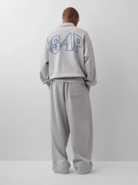 GAP × Awake Ny Schwerer, übergroßer Pullover mit Viertelreißverschluss