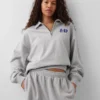 GAP × Awake Ny Schwerer, übergroßer Pullover mit Viertelreißverschluss