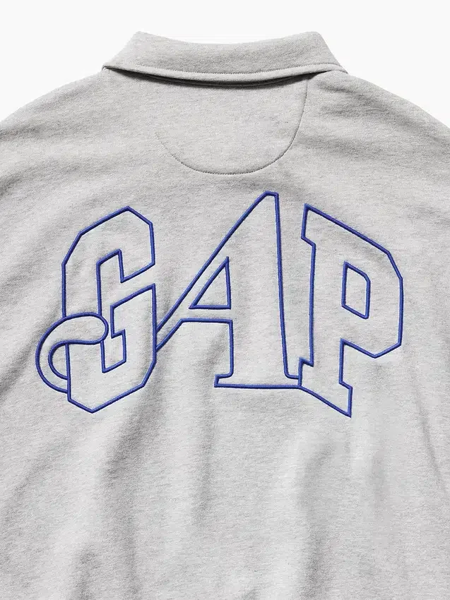 GAP × Awake Ny Schwerer, übergroßer Pullover mit Viertelreißverschluss