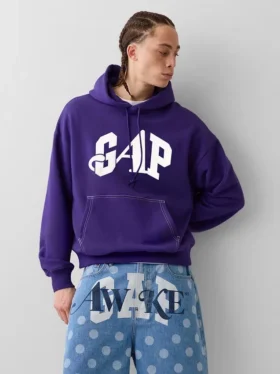 GAP × Awake Ny Schwerer Oversize-Hoodie mit Logo