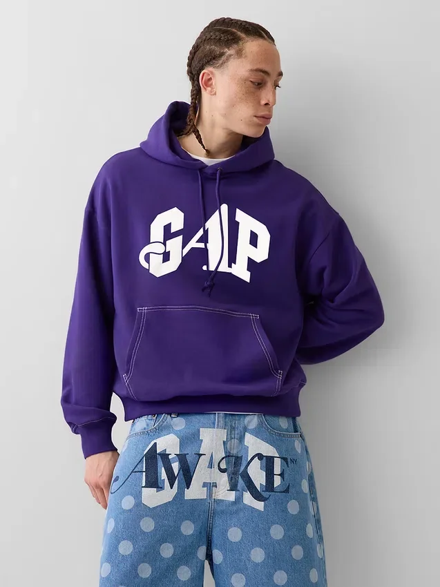 GAP × Awake Ny Schwerer Oversize-Hoodie mit Logo