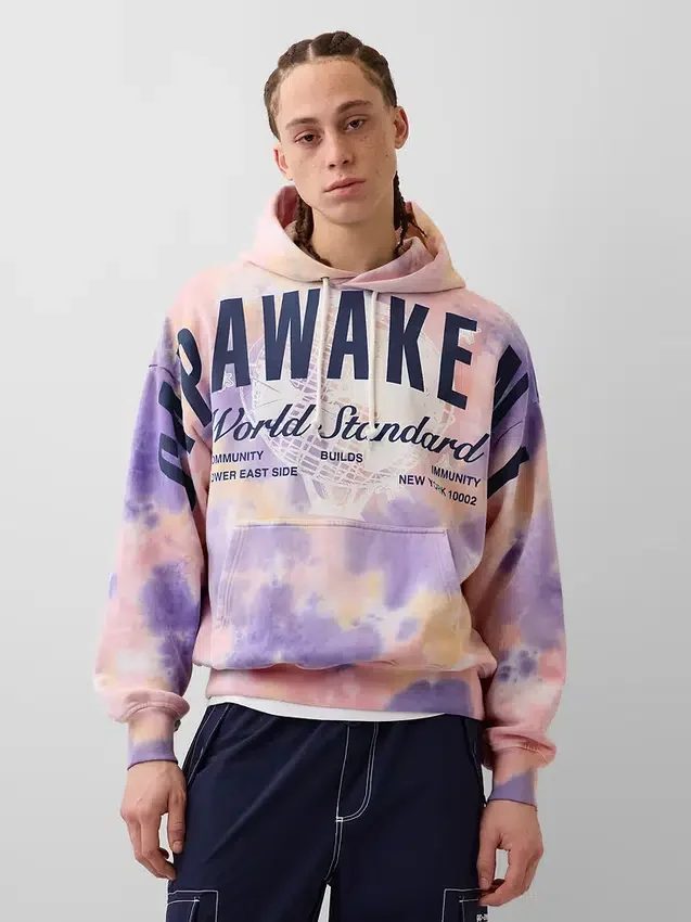 GAP × Awake Ny Schwerer Oversize-Hoodie mit Logo